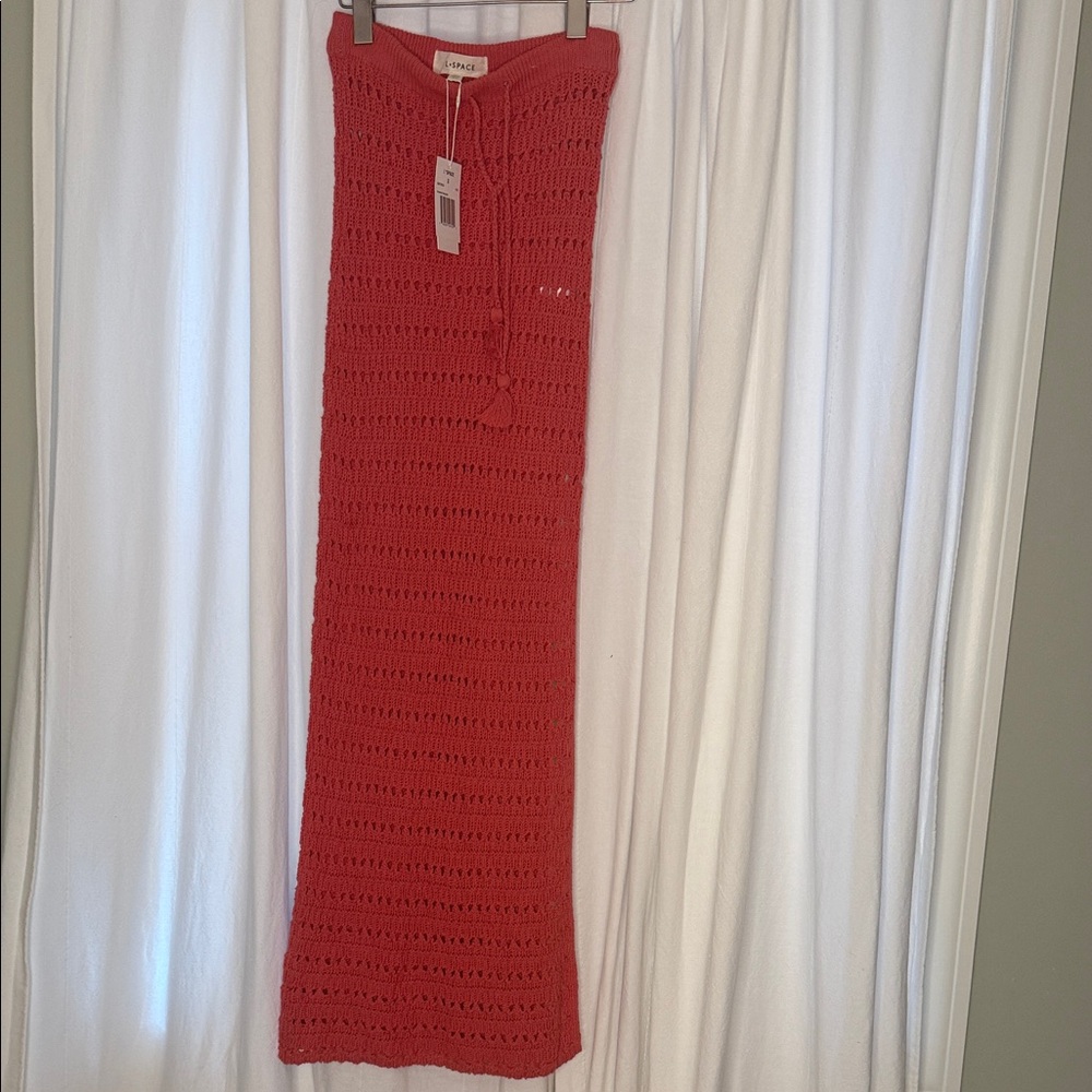 L*Space Crochet strapless dress